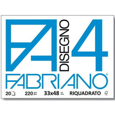 BLOCCO FABRIANO F-4 33X48 SQ. 20ff