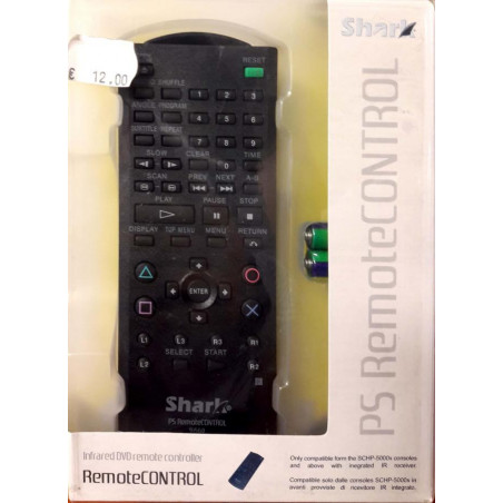 Remote Control PS2 telec. Shark col. NERO