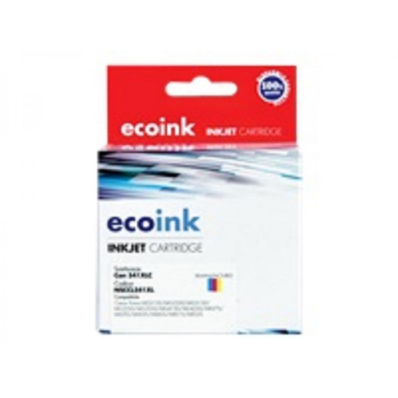 ecoink - 18 ml - tricolore - cartuccia d\'inchiostro (alternativa per: Canon CL-541XL) - per Canon PIXMA MG3150, MG3510, MG3550,